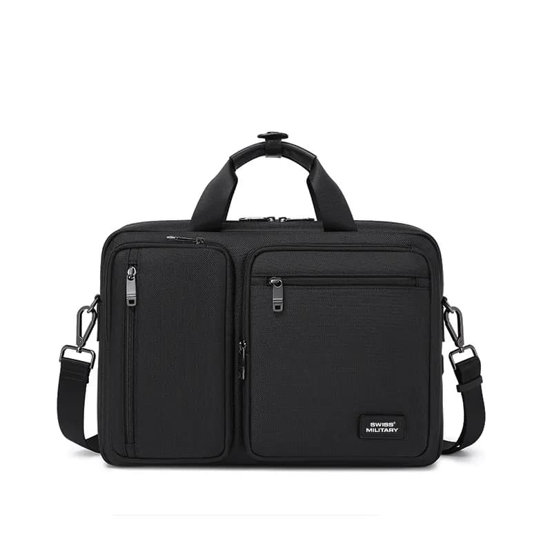 SWISS MILITARY Briefcases Black Black