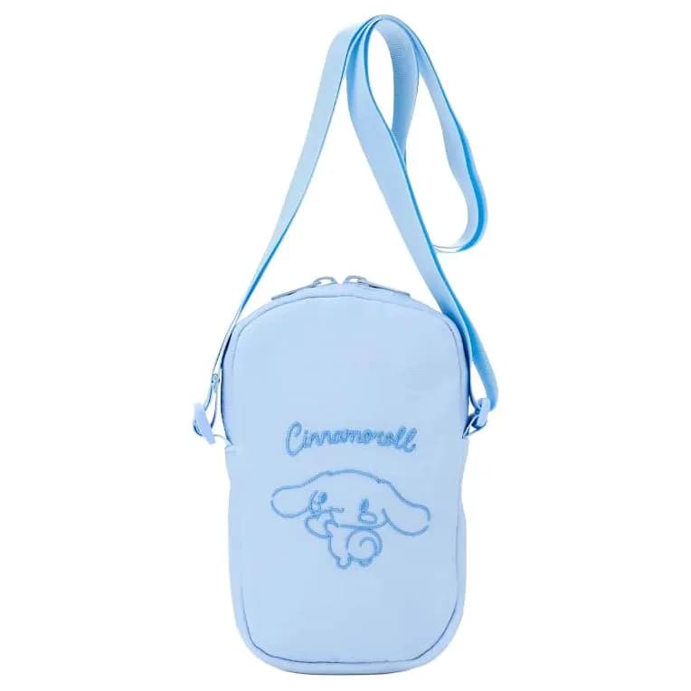 Sanrio Embroidery Cell Phone Pouch Mini Blue Blue