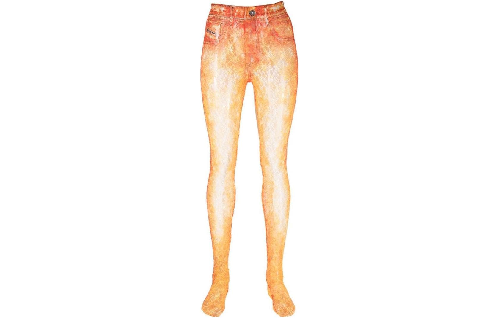 DIESEL Pantyhose Gradient Orange