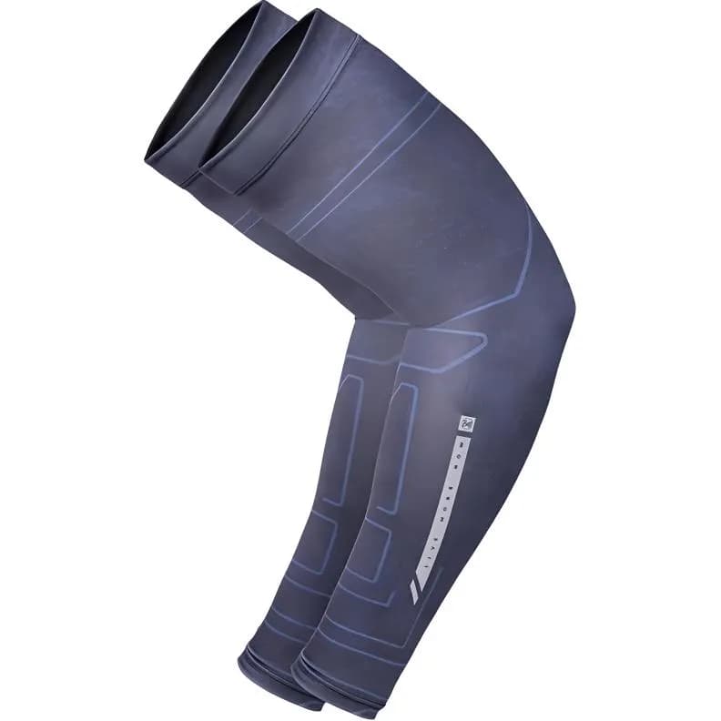 BUFF Sun Protection Sleeves Patchwork Blue