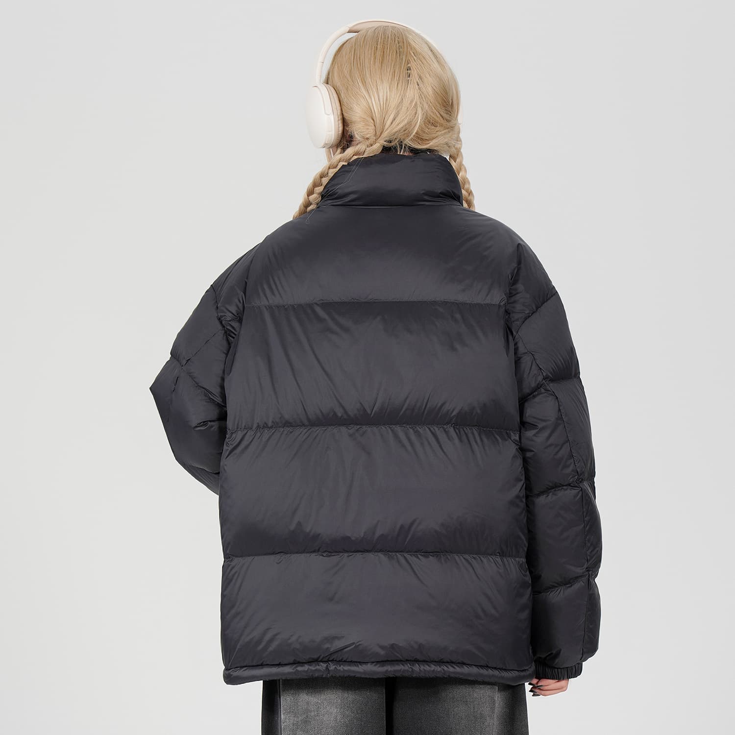 YAYA Down Jackets Stand Collar Thickened