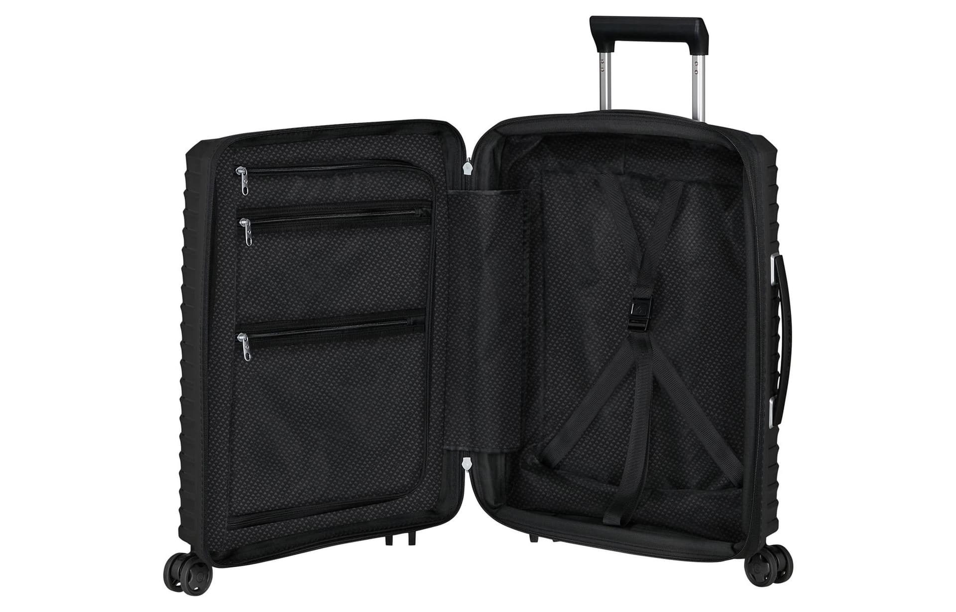 SAMSONITE UPSCAPE Polypropylene Pp Suitcase Travel Bag Luggage Black