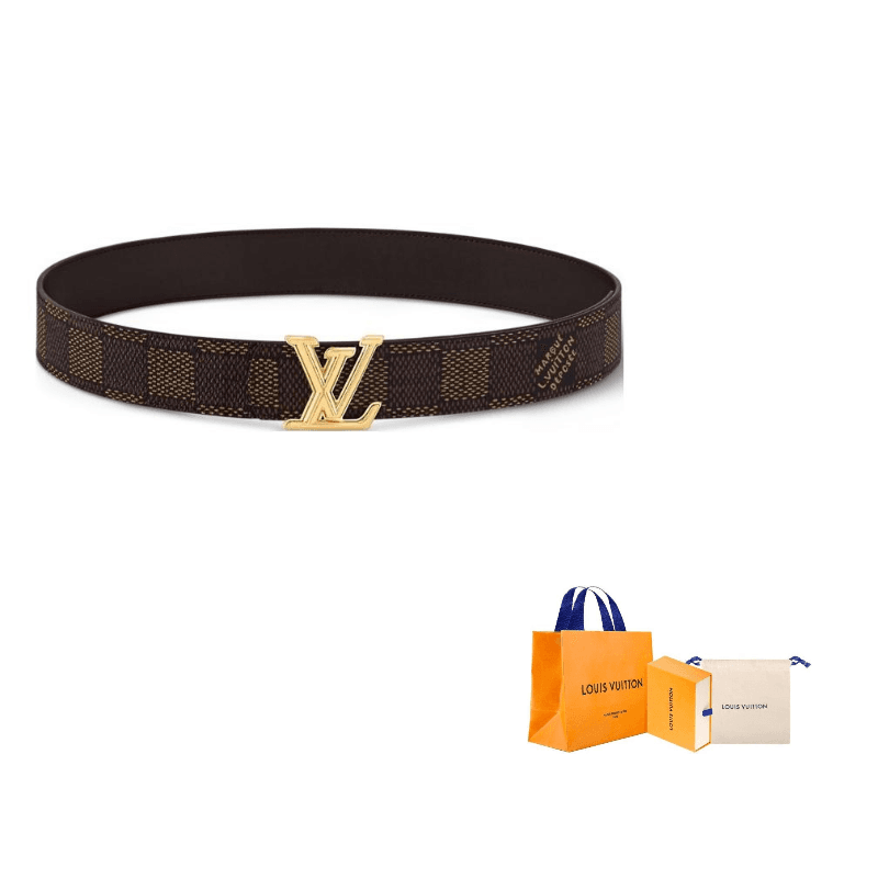 LOUIS VUITTON M8889U Lv Dimension 40mm Reversible Belt Brown