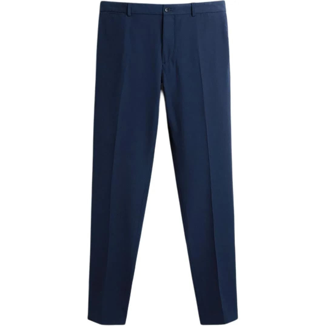 ZARA Suit Trousers Men Dark Blue Dark Blue