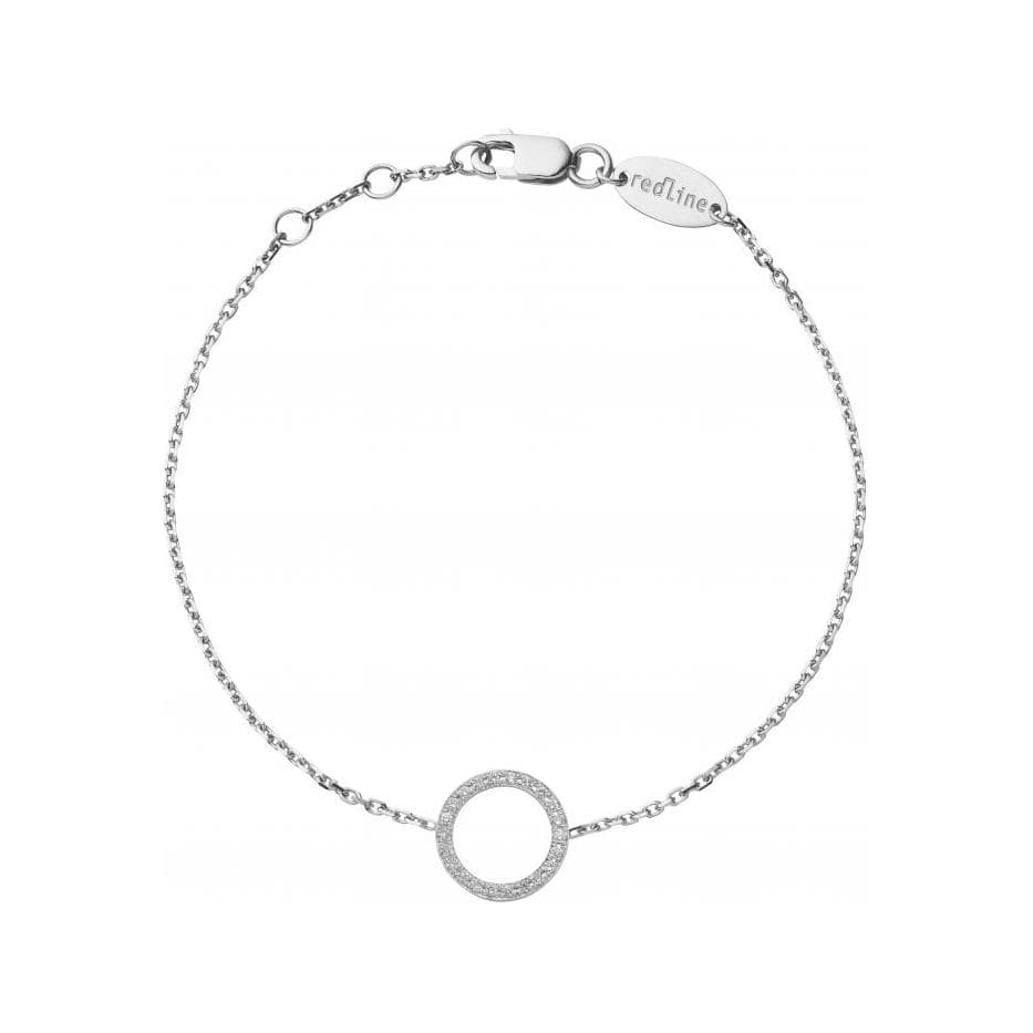 Redline Diamond 18K White Gold Bracelets Silver Silver
