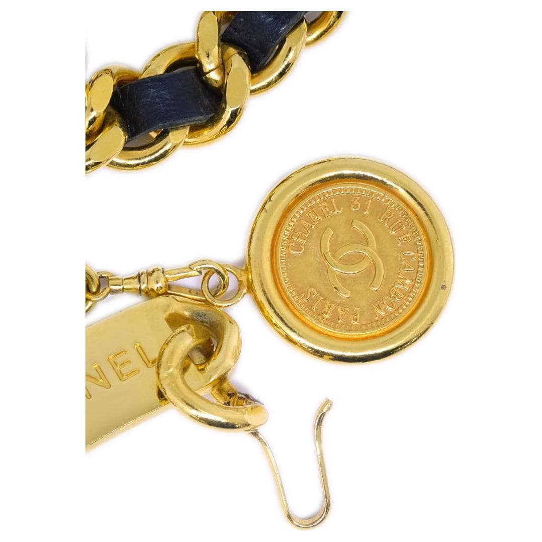 CHANEL Pre Owned 1990 2000s Medallion Chain Belt