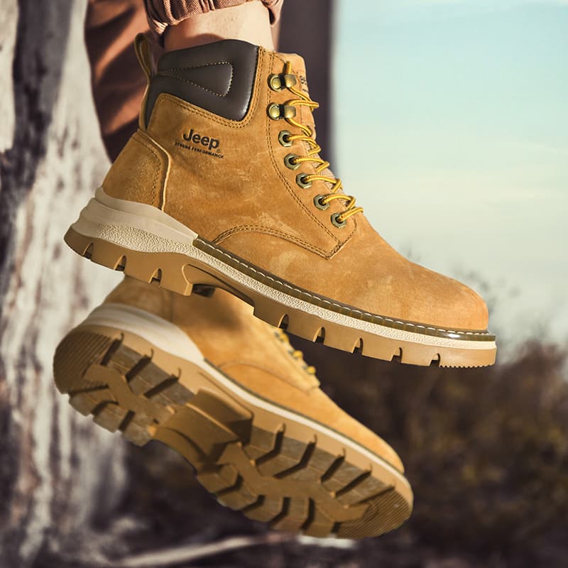 Jeep Short Fleece Lined Martin Earth Yellow