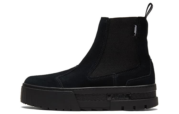 PUMA Mayze Chelsea Suede 'Triple Black' 38