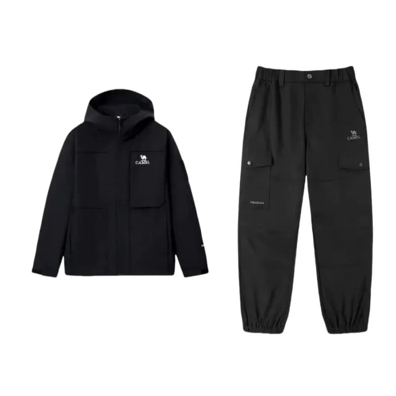 CAMEL Sportswear Phantom Black Set (Phantom Black Top+Phantom Black Bottom)
