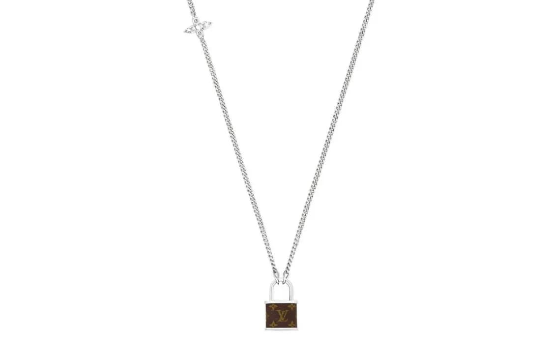 LOUIS VUITTON MONOGRAM LOCK Charms / Pendants Men Silver Silver