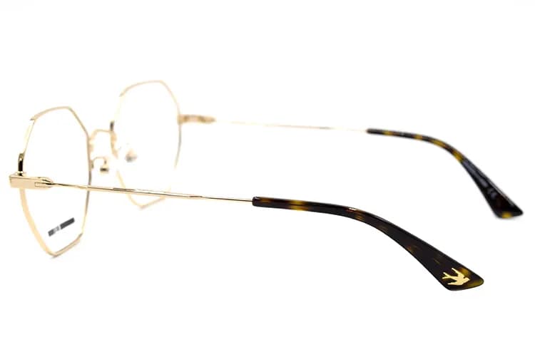 McQ Alexander McQueen Alloy Square Eyeglass Frames