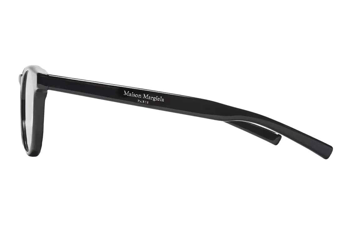GENTLE MONSTER Maison Margiela Plate Frame Oval Eyeglass Frames Black