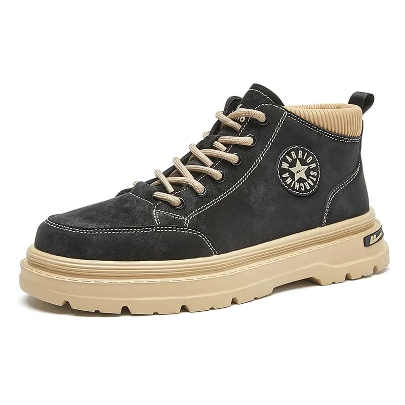 Warrior Ankle Length Martin Boot Gray