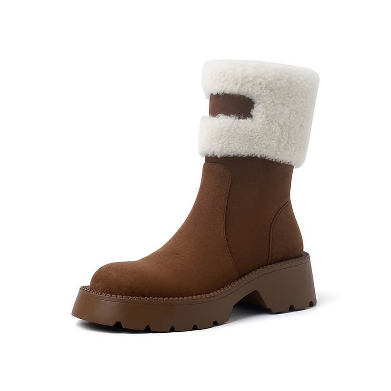 Mo Lin Ankle Brown/Black Brown
