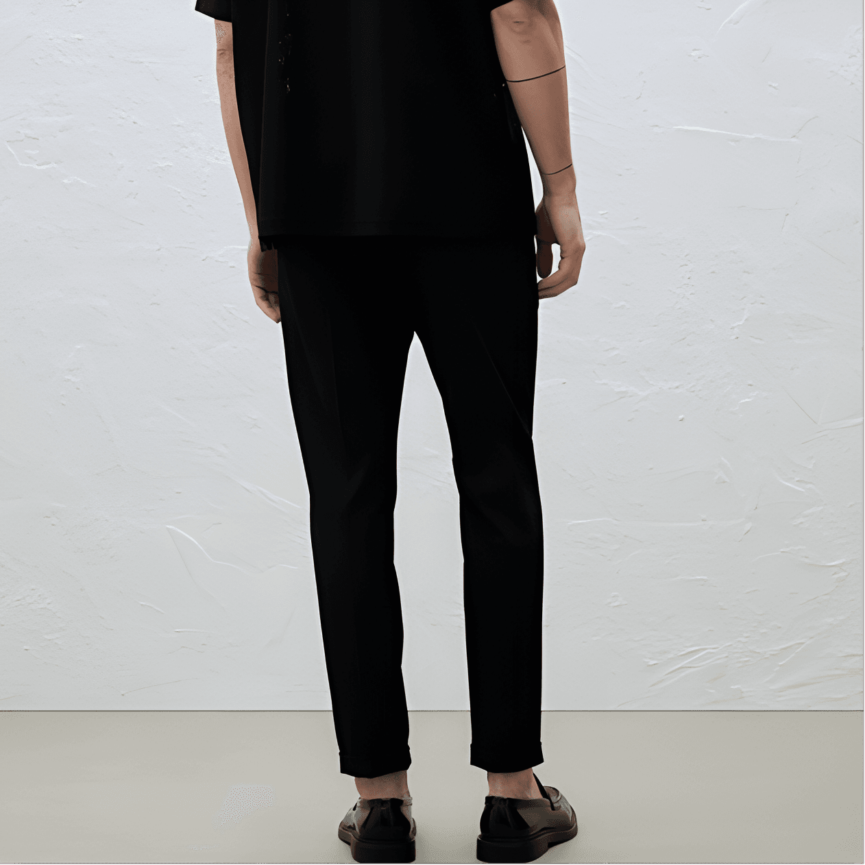 H&M Suit Trousers Black