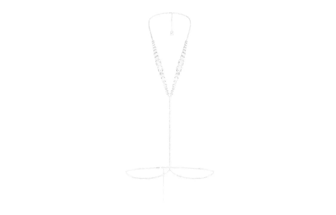 Swarovski Skims Body Chains White White