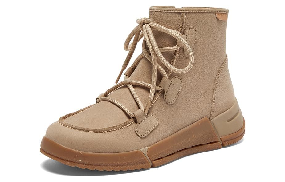 BATA Short Martin Boot 4cm Apricot