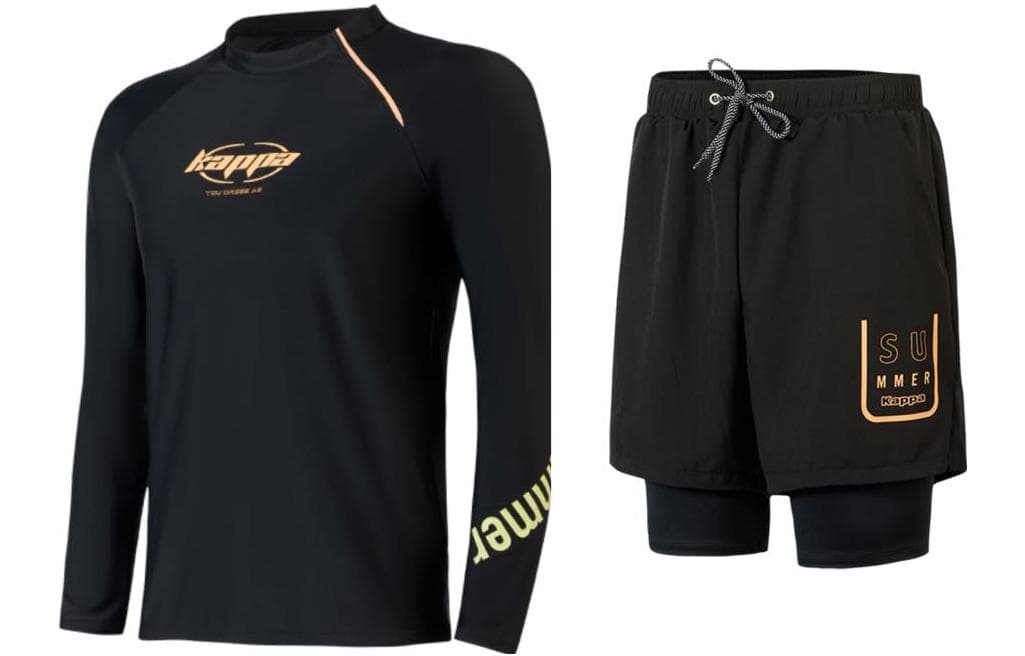 Kappa Swimsuit Sets Set (Black+Black)
