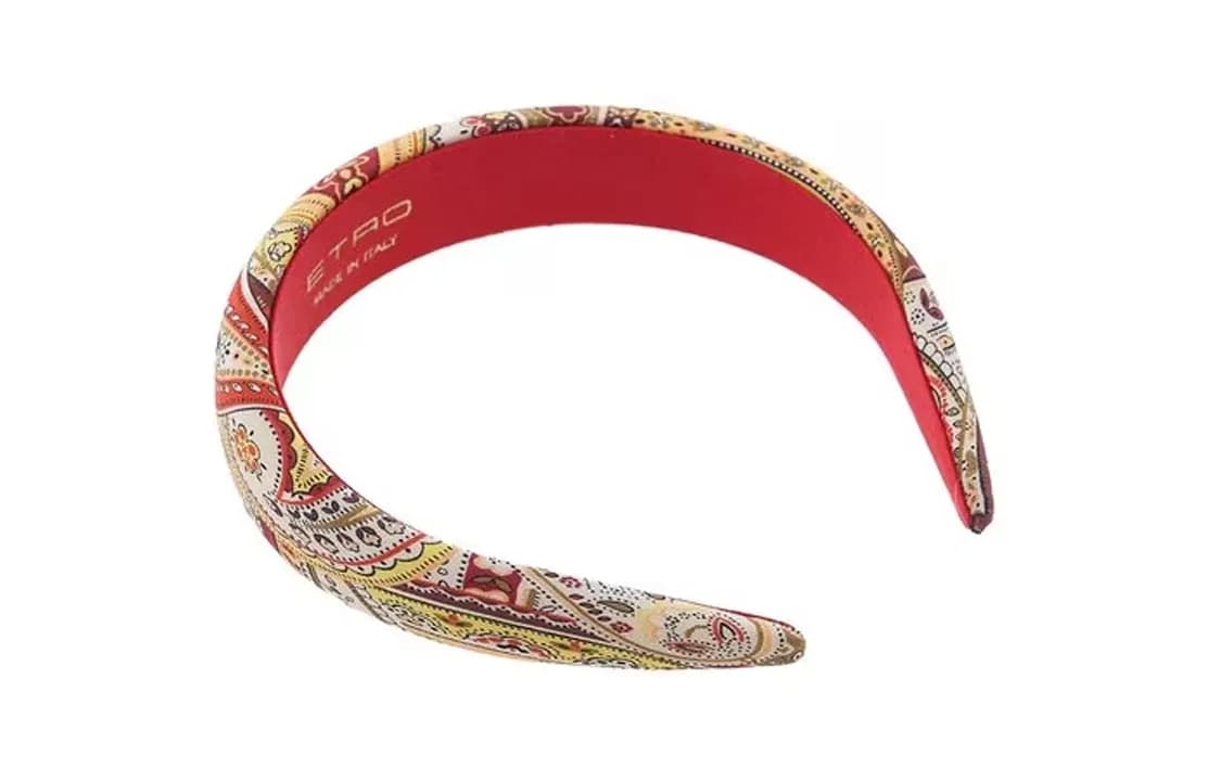 ETRO Silk Polyester Headbands Multicolor