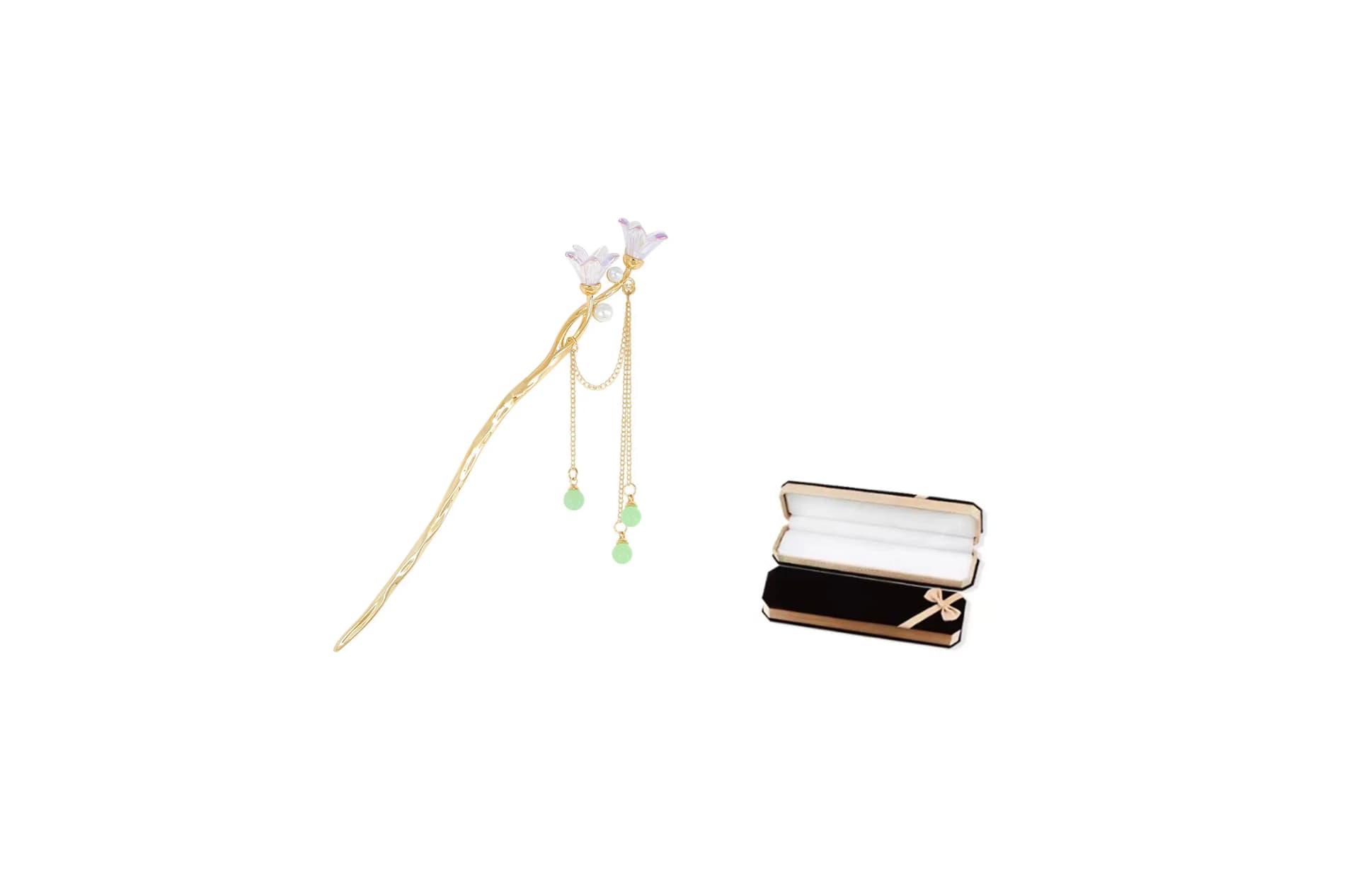 CARLHEIM Hairpins Alloy, Acrylic Gold