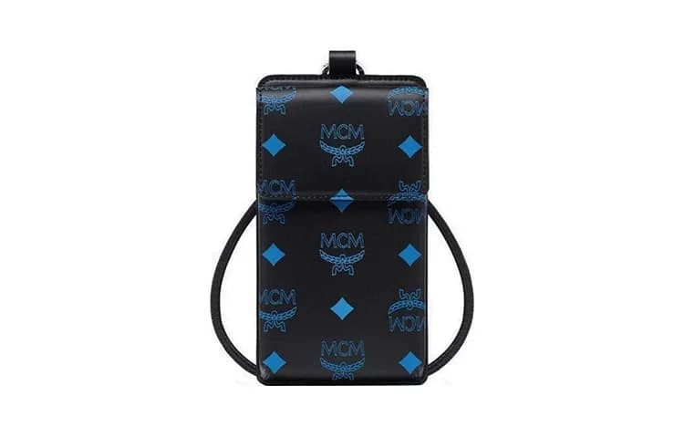 MCM Protective Case Cell Phone Pouch Blue Basic Set (Bag+Dust Bag)