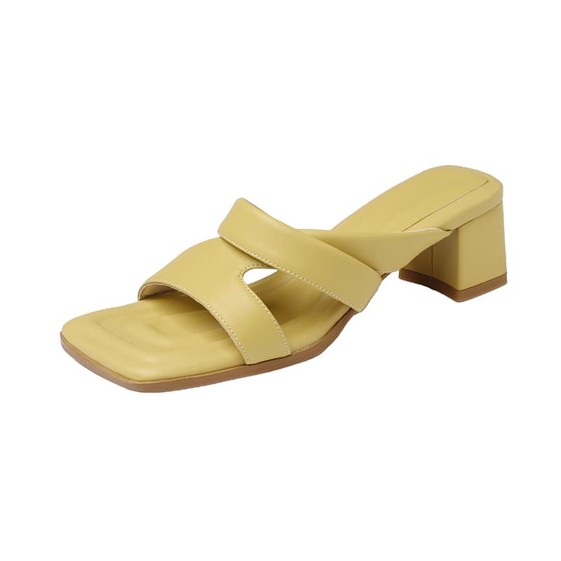 Ruomini Slide Slippers Milk White/Custard Custard