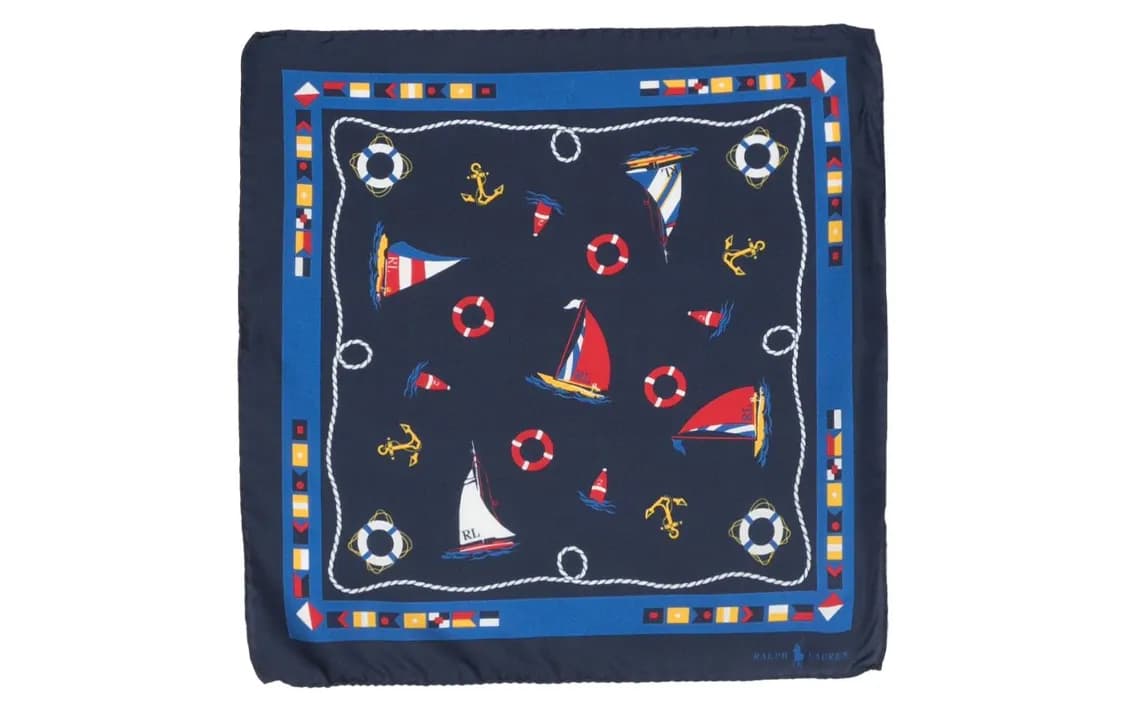 Polo Ralph Lauren Silk Marine Blue Marine Blue