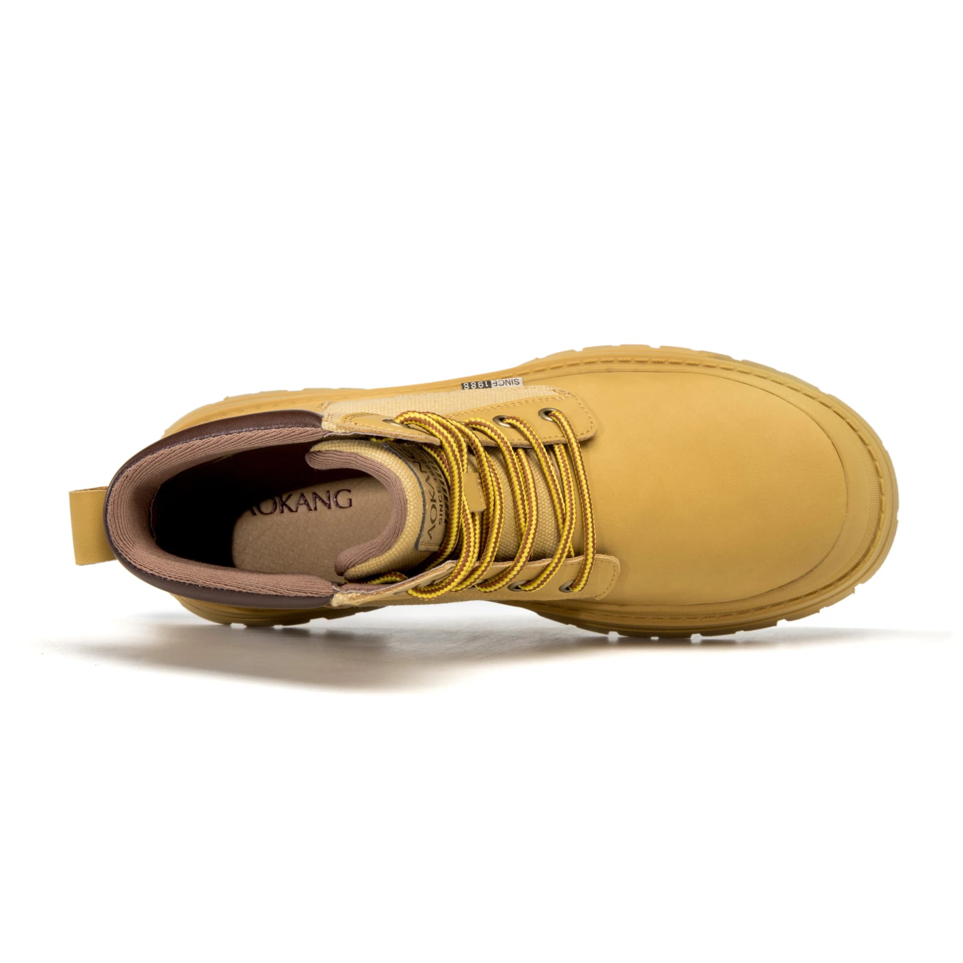 AOKANG Martin Boot 5cm Earth Yellow