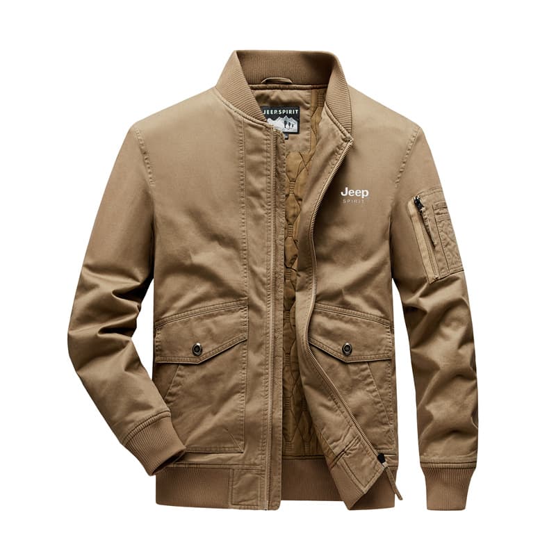 JEEP SPIRIT Puffer Jacket Camel