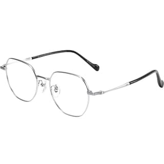 Jeep Stainless Steel Β Titanium Silicone Oval Eyeglass Frames Black