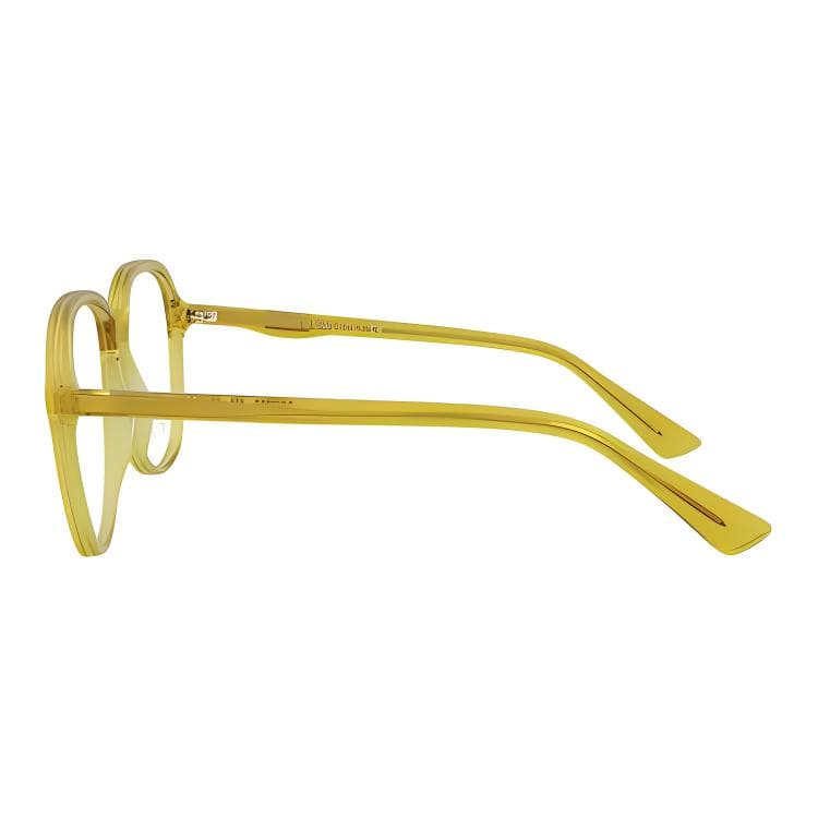 GUCCI Aviator Eyeglass Frames Yellow