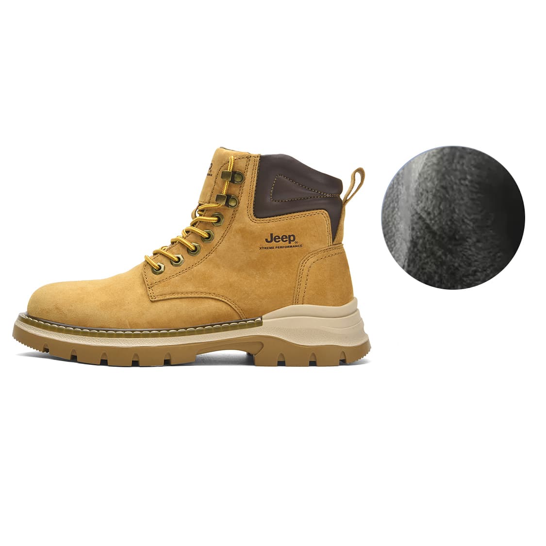 Jeep Short Fleece Lined Martin Earth Yellow Earth Yellow