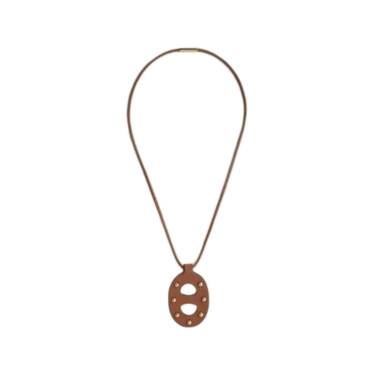 HERMES Pendants Gold/Indigo/Nata