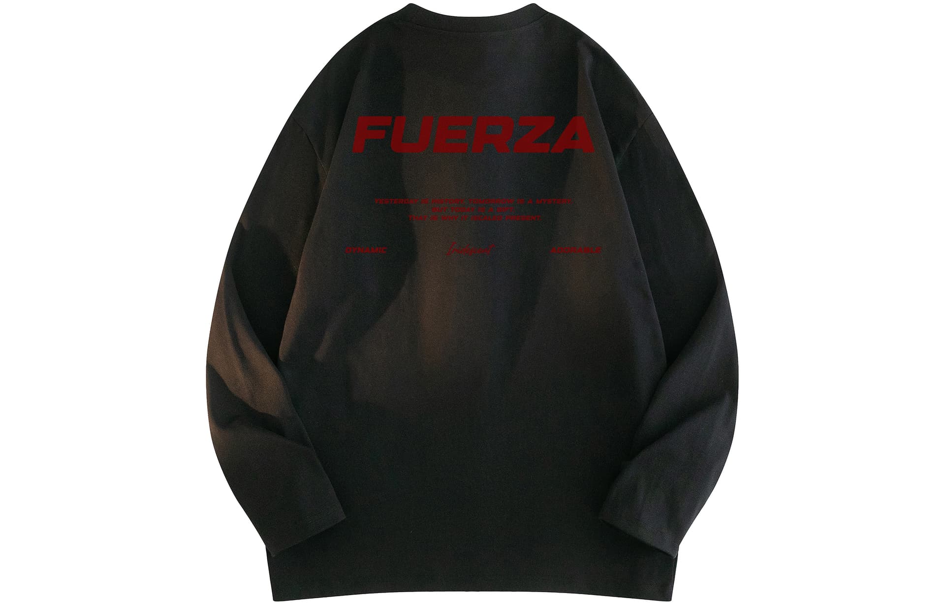 FUERZA Long Sleeved T Shirt Black