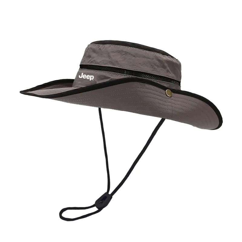 Jeep Polyester Bucket Hats Gray