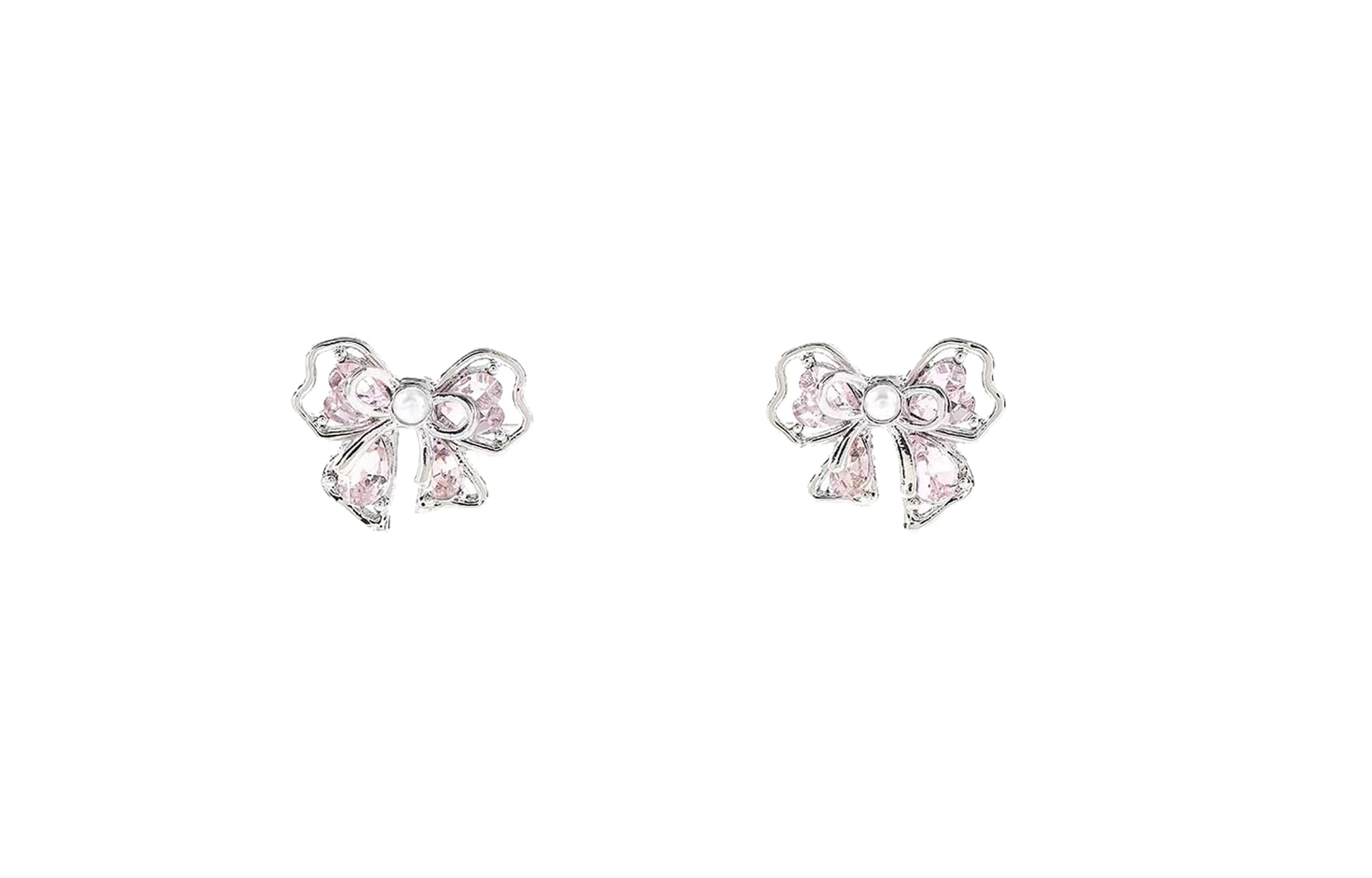 IOTS Alloy Stud Earrings Bowknot Stud Earrings