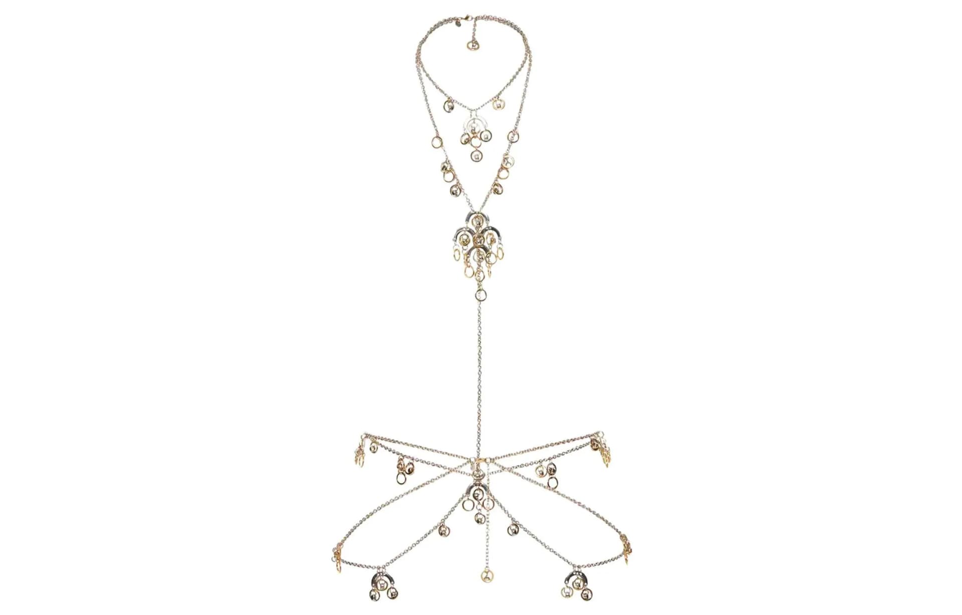 Paco Rabanne Multi Sphere Bodychain Gold