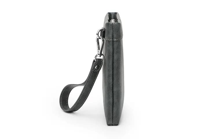 MashaLanti Synthetic Shoulder Bag, Handle Bag, Clutch Regular Smoke Gray
