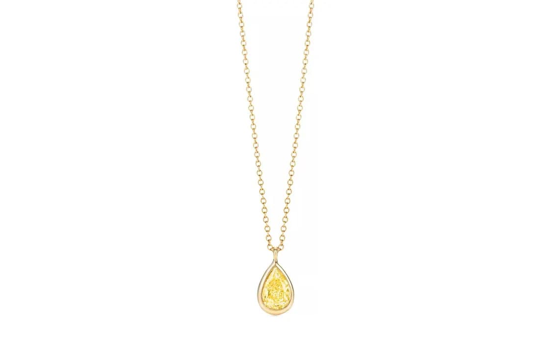 TIFFANY & CO. 18K Gold Yellow Diamond Charm/Pendant Gold Gold