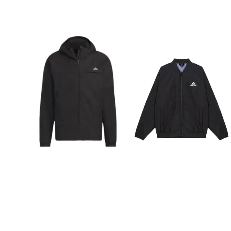 Adidas Sportswear Black Set (Black Top+Black Top)