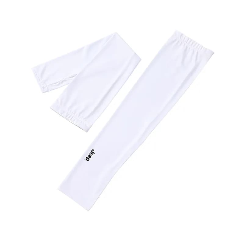 Jeep Thin Sun Protection Sleeves White