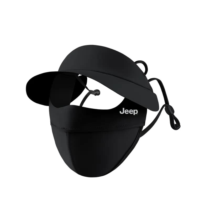 Jeep Polyamide Sun Protection Masks Cloud Carbon Black