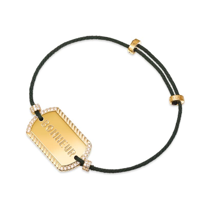 Apm Monaco Nylon Bracelets Gold