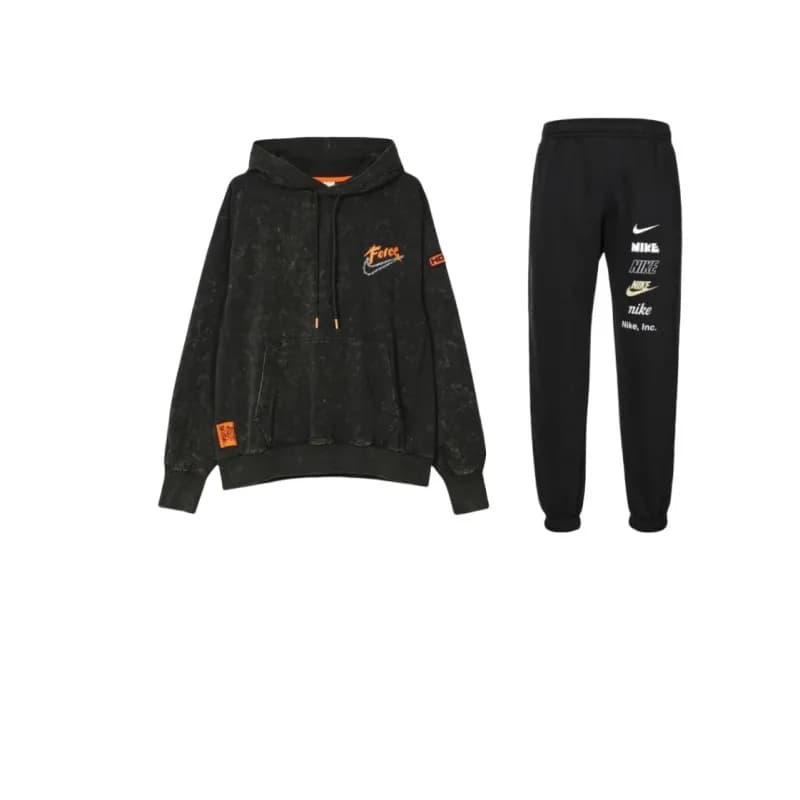 Nike Sportswear Set (Gray Top+Black Bottom)