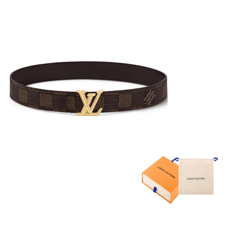 LOUIS VUITTON M8889U Lv Dimension 40mm Reversible Belt Brown