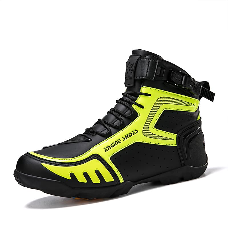 Baibianzhiheren Велосипедные кроссовки Высокие Black Green