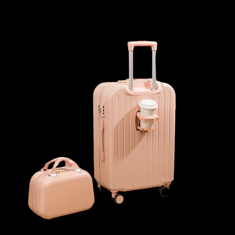 ERANGBEAR Luggage Dogwood powder mother son box with cup holder