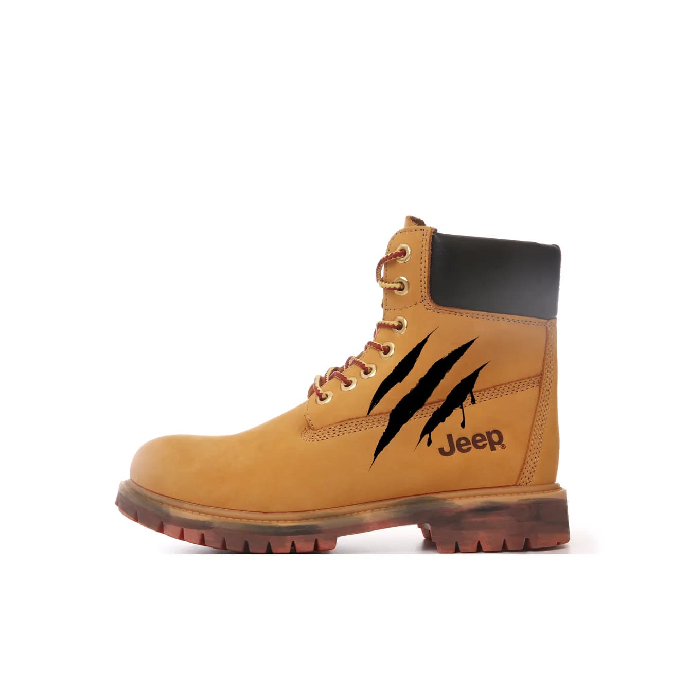Jeep Crew Martin Boot Gold Yellow Black Golden black