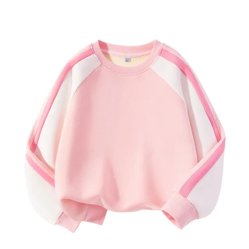 Warrior Sweatshirt Ice Pink/H Solid Color Teenagers 【奥利绒】冰粉/H纯色