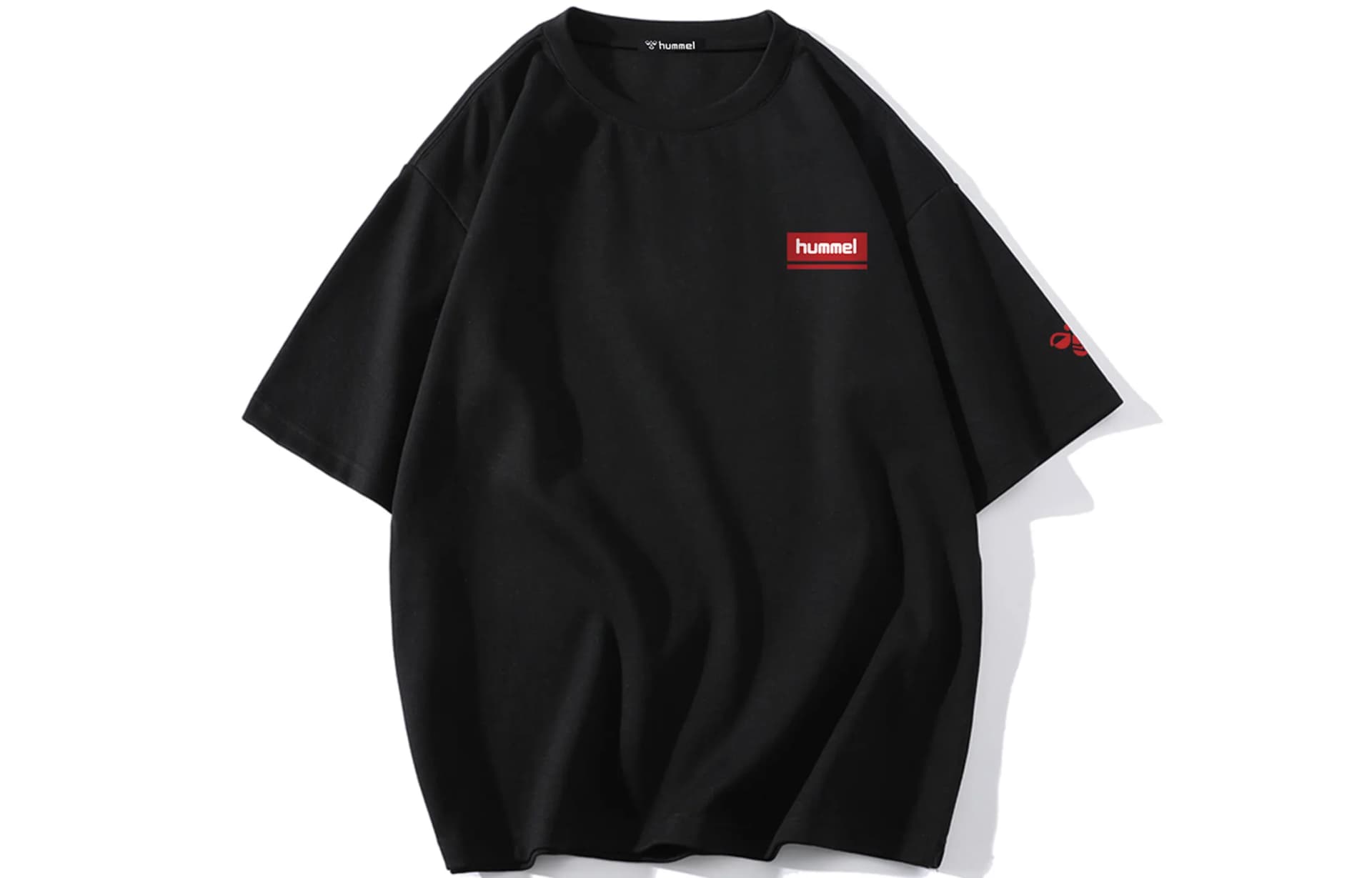 Hummel Drop Shoulder Sleeve T-Shirt Black